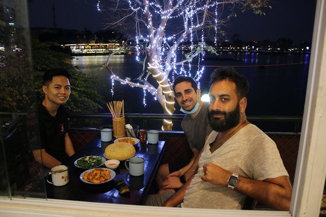 Hanoi Sunset Motorbike Tour - Old Quarter eats: Phùng Hưng murals and Mậu dịch số 37 dinner
