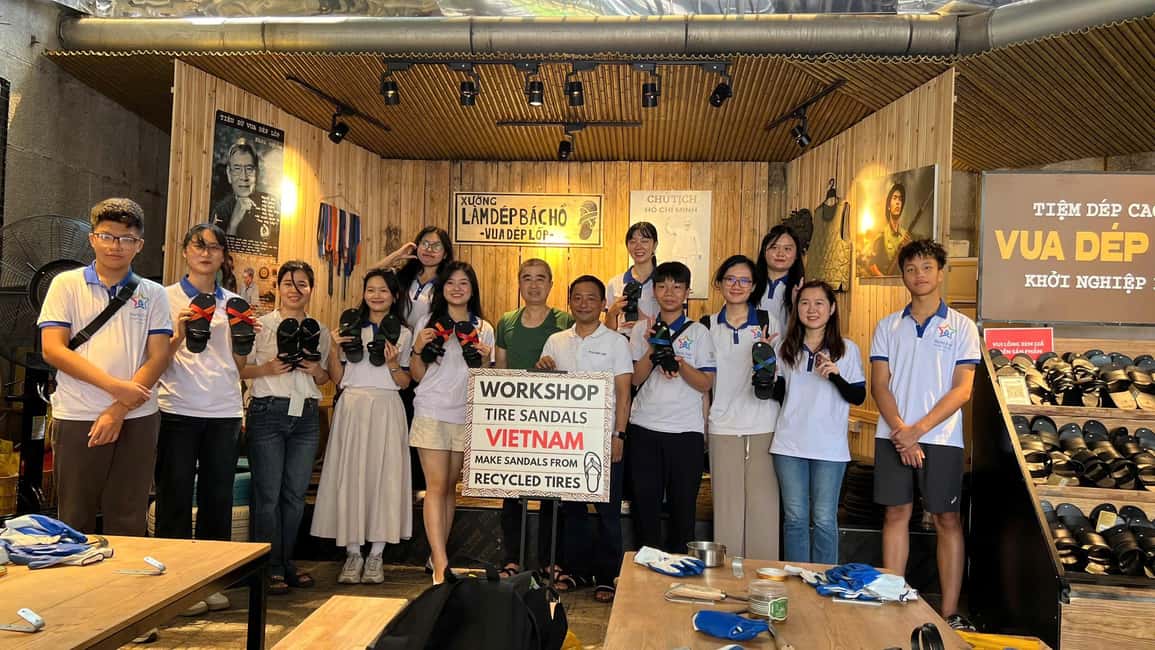 Hanoi: Tire Sandal Workshop with Crafting Experience - Clothing and comfort: the rules that can trip you up