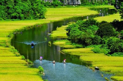 Hanoi to Ninh Binh 1 day: Trang An - Tam Coc - Mua Cave - Hoa Lu - Trang An grottoes: the boat ride that sells the whole region