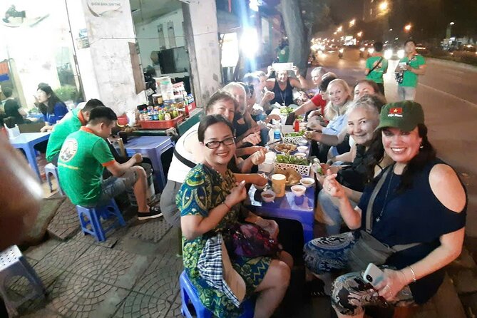Hanoi Vespa After Dark Street Food Tour -Hidden Gem-Train Street - Vespa After Dark: Streets, Safety, and City Views at Night