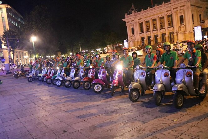 Hanoi Vespa After Dark Street Food Tour -Hidden Gem-Train Street - Food First: What You’ll Eat and Why the Pacing Works