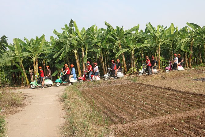 Hanoi Vespa Tour Explore Red River Delta & Rural Villages 5 Hours - Family Visit and Fruit Break: The Human Side of the Countryside