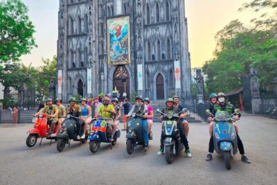 Hanoi Vespa Tours: Food + Culture + Fun on Army Vespa - Riding a Classic Vespa Through Hanoi’s Backstreets