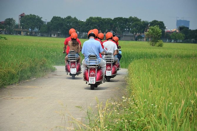 Hanoi Vespa Tours: Hanoi Vintage Vespa Tours Countryside - From Hanoi Opera House to Long Bien Bridge: the moment the city thins out