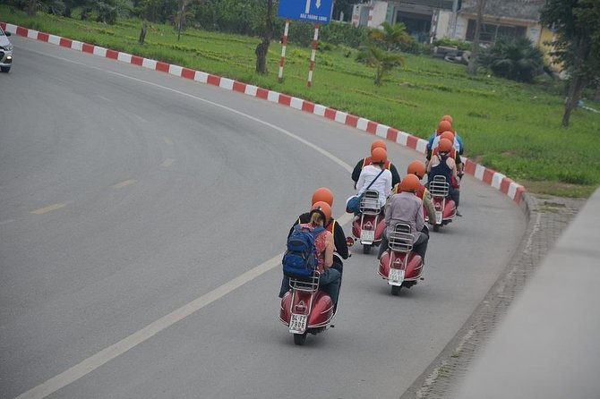 Hanoi Vespa Tours: Hanoi Vintage Vespa Tours Countryside - Guides, drivers, and safety: what a good Vespa team changes