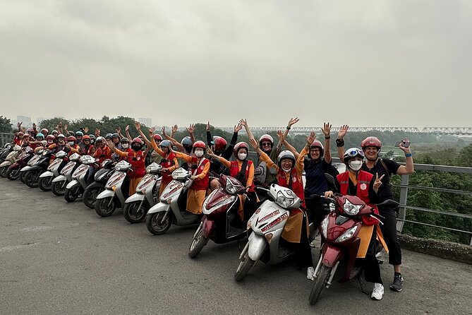 Hanoi Vespa Tours Led By Women: Hanoi Vespa Tour City Half Day - Long Bien Bridge and Banana Island farms: a quick reset from city noise