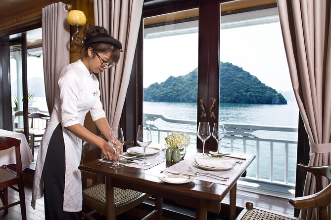 HERA CLASSIC Boutique Cruise Halong Bay 2 Days 1 Night Trip - Day 1: From Hanoi Area to Tuan Chau, Then Out on the Water
