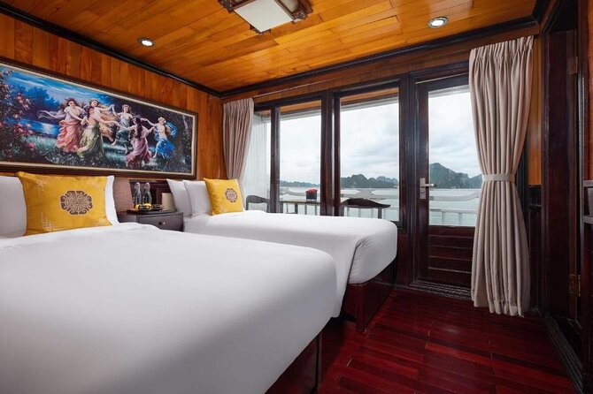Hera Classic Cruise 2 Days 1 Night Halong Bay With BALCONY CABINS - Your Balcony Cabin: Comfort You’ll Actually Use