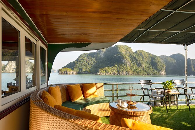 Hera Luxury Day Cruise Full Day Explore Lan Ha Bay - 7:00 Pickup in Hanoi Old Quarter, then cruise time by late morning