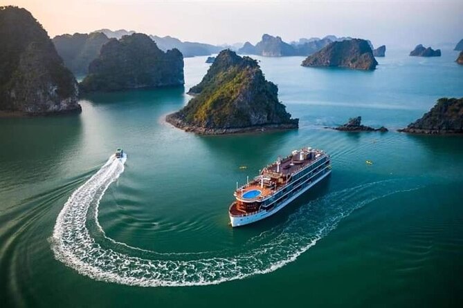Heritage Cruises Best Luxury Cruise to Halong and Lan Ha Bay 2D1N - A boutique take on Ha Long and Lan Ha Bay, not a cattle-car cruise