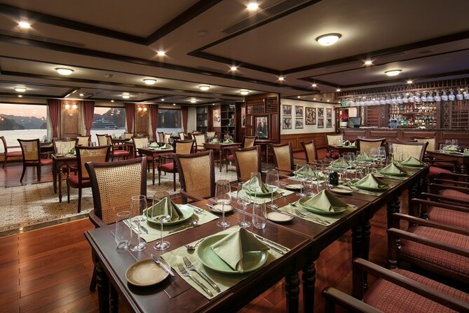 Heritage Cruises Best Luxury Cruise to Halong and Lan Ha Bay 2D1N - The ship experience: Delta Suite cabins and real onboard space