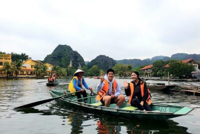 Highlight Ninh Binh Full Day Tour Tam Coc Boat, Mua Cave, Hoa Lu - Tam Coc–Bich Dộng: the bamboo boat ride people plan Ninh Binh for
