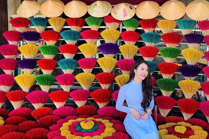 Incense Craft Village & Hanoi City Daily Tour - Temple of Literature: more than photos in a quiet courtyard