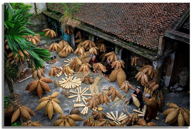 Incense Village & Bamboo Fish Trap Village & Soy Sauce From Hanoi - Quang Phu Cau Incense Village: making smoke you can take home