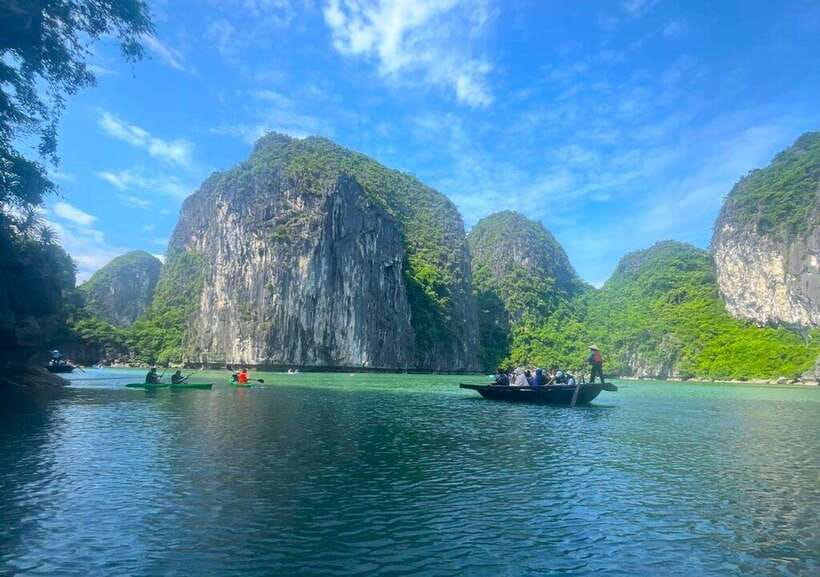 Jade Sails: The most luxurious day cruise explore Lan Ha Bay - Ao Ech kayaking and swimming: where the day turns active