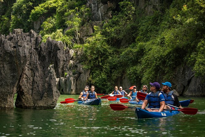 Kayaking at Lan Ha Bay - Floating village cruise by junk boat: a needed change of pace