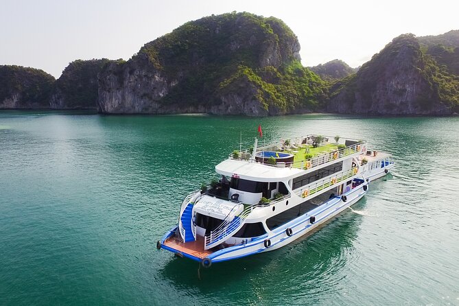 La Casta Cruise - Luxury Day Tour in Halong Bay (Expressway- Limousine) - Onboard relaxation: jacuzzi, buffet lunch, and the sunset party