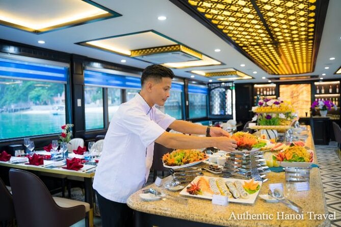 La Casta Daily Cruise - Luxury 5 Star Day Tour in Ha Long Bay - Lunch, welcome drink, and the sunset party: why the timing feels right