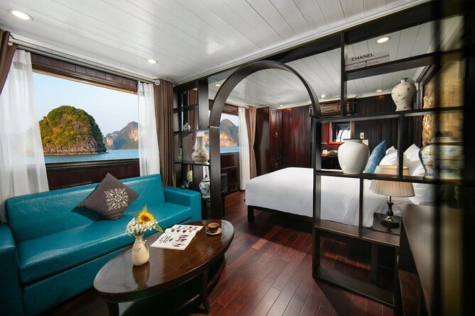 La Regina 2 days tour in Halong Bay & Bai Tu Long Bay - 4 star - Overnight on La Regina: comfortable cabins that let you reset