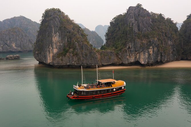 Lan Ha Bay 2 Days 1 Night Adventure - Ba Trai Dao beach time: the remote feeling is the point