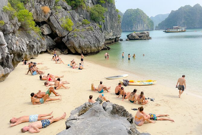 Lan Ha Bay Full-Day Cruise Tour from Hanoi - Serenity Boutique - Dark & Light Cave (Sang–Toi Cave): the best kayaking zone on the route