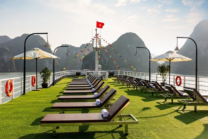 Lan Ha bay luxury cruise 2D/1N: Kayaking, jumping & Swimming at pristine places - Day 1 from Hanoi: pickup, transfer, and cave-lagoon kayaking