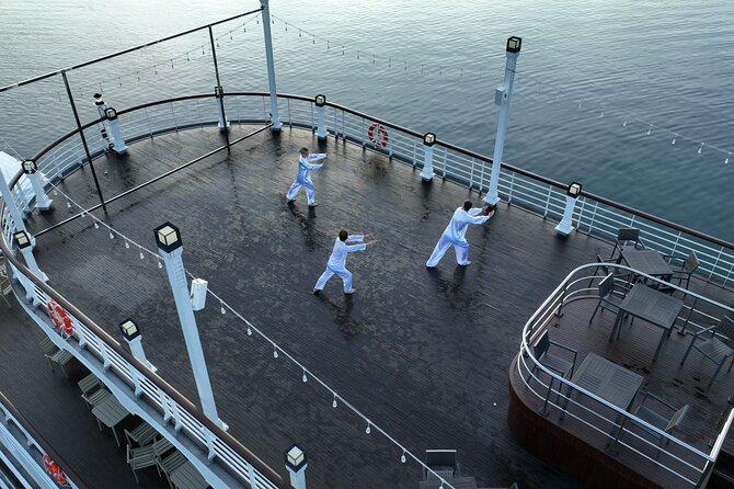 Lan Ha Bay Overnight on Paradise Grand Cruise - Day 2 starts with tai chi and pastries (yes, seriously)