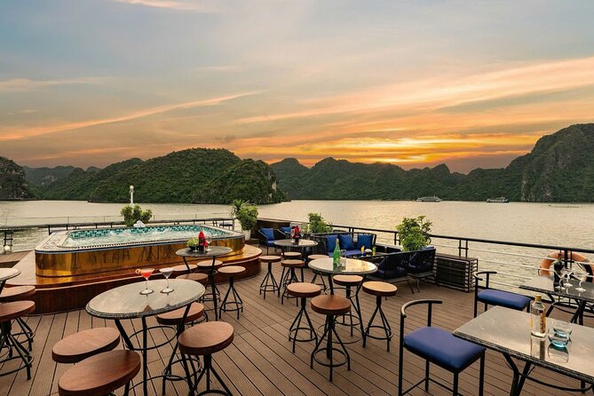 Lan Ha - Ha Long Bay 5Star cruise-Private balcony cabin 2day trip - Day 2 at Dawn: Tai Chi on the Sundeck (and the Real Timing)