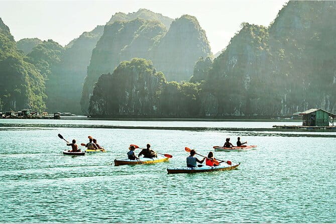 Lan Ha to Ha Long Bay Cruise and Kayaking from Cat Ba Island - Kayaking Lan Ha Bay: rock arches, caves, and tide timing