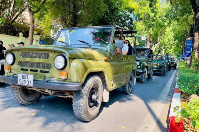 Led By Women Hanoi Jeep Food Tours - Pickup at Hanoi Opera House and what the ride feels like