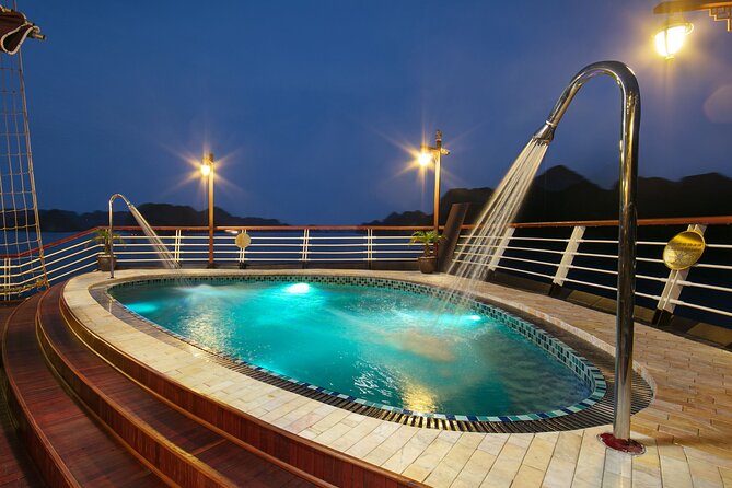 Luxury Cruise 5 star Top Tier Lan Ha bay 2D1N/ 3D2N - Day 2 Morning: Tai Chi, Dark & Bright Cave, and Small-Boat Time