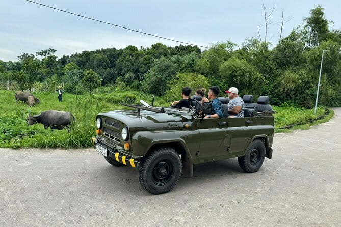 Ninh Binh Army Jeep see Highlight Start From Hanoi By Limousine - Morning pickup and the ride south: what to expect