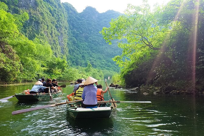 Ninh Binh full day-Hoa Lu temple & biking, Tam Coc boat trip, Dragon mountain - Ninh Binh village cycling from a homestay cafe stop (short, scenic, and not stressful)