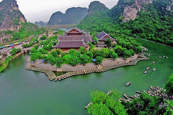 Ninh Binh Full Day Tour: Bai Dinh Pagoda - Trang An - Mua Cave - Trang An boat ride: limestone scenery and the rowers’ rhythm