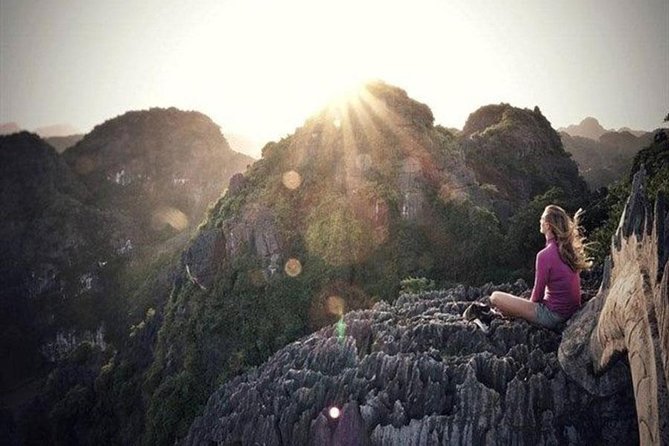 Ninh Binh-Hoa Lu-Tam Coc - Mua cave - Dragon Mountain Hiking 1 Day Tour - Tam Cốc–Bích Động by boat: limestone cliffs up close