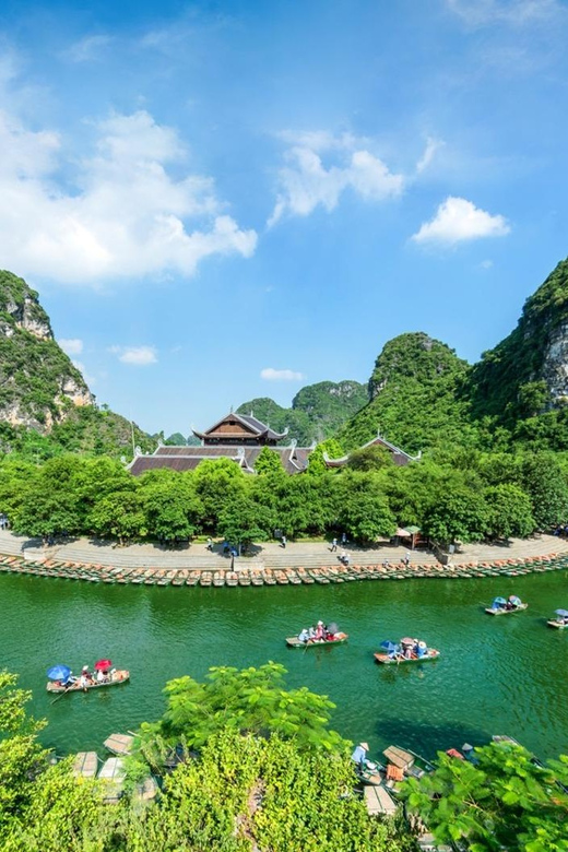 Ninh Binh: Hoa Lu, Trang An and Mua Cave Full-Day Trip - Trang An UNESCO caves by boat: limestone walls, hidden passages