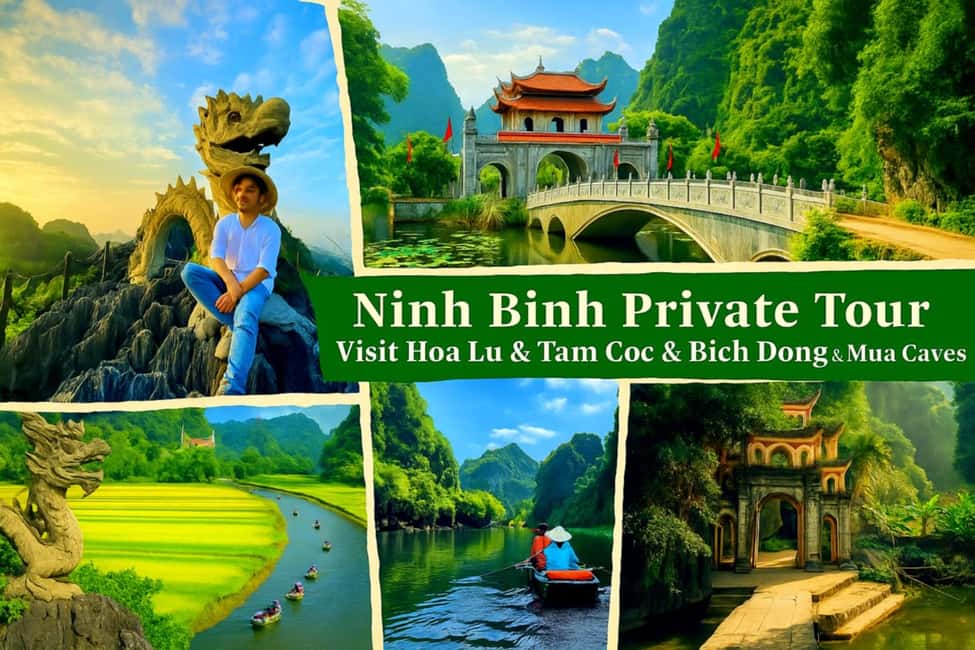 Ninh Binh Private: Hoa Lu & Tam Coc & Bich Dong & Mua Caves - Tam Cốc sampan cruise: the calm break you need