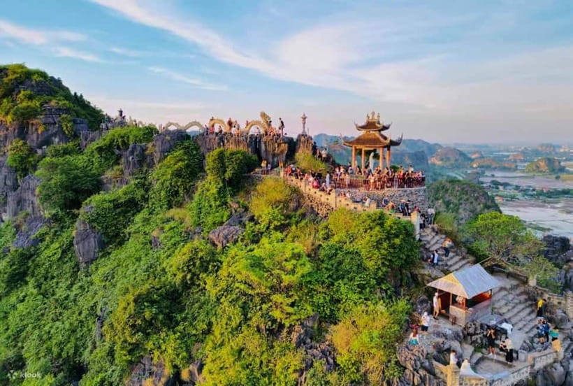 Ninh Binh Sunset Motobike Tour: Mua Cave, Bich Dong, Hoa Lu - The big payoff: Hang Mua (Mua Cave) sunset viewpoint around 5 PM