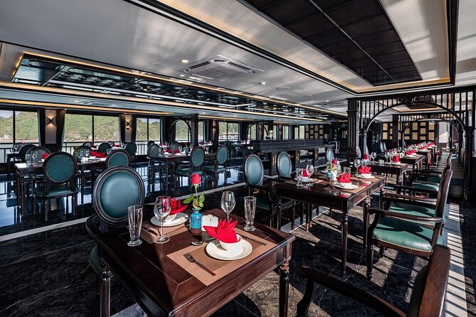 RITA CRUISE - LUXURY 5 STAR CRUISE in HALONG BAY from HANOI - Night squid fishing and the cooking class: included fun, not paid add-ons