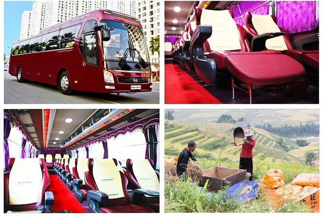 Sapa Express Bus From Hanoi To Sapa Or Return - On Board Comfort: AC, Pillows, Blankets, Water, and Included Snacking