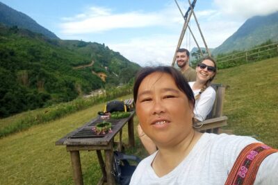 Sapa Trekking / Hiking through Sapa Valley with native Hmong - Day 2: Hoang Lien National Park forests, waterfalls, and long walking time