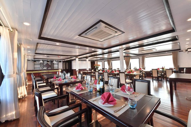 Sapphire Cruise 3 Days Tour into Halong Bay (2 Nights on Boat ) - Day 3 return with morning tea/coffee, lunch, and back to Hanoi