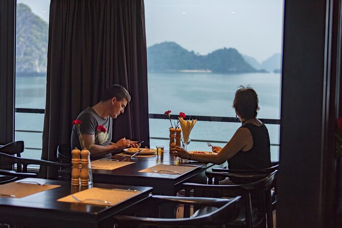 Scarlet Pearl Cruise - The Pearl of Ha Long Bay - 2 Days 1 Night - Day 2: Tai Chi at sunrise, then brunch before you head back
