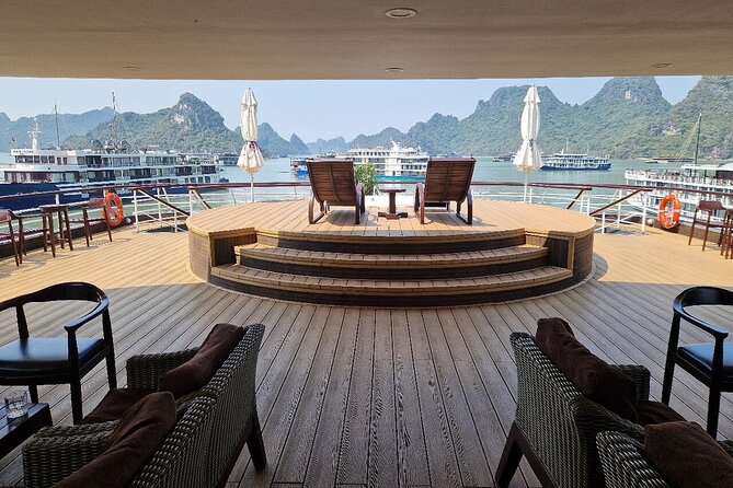 Scarlet Pearl Cruise - The Pearl of Halong Wonder (2days/1night) - Day 2: sunrise, yoga, caves, and a long, unhurried finish