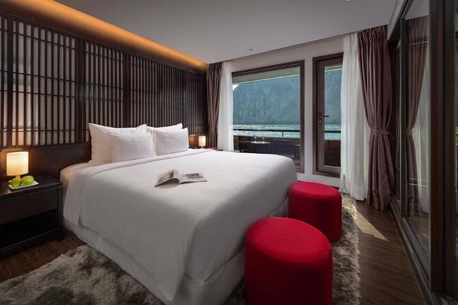 Scarlet Pearl Cruise - The Pearl of Halong Wonder (2days/1night) - Cabin comfort: the balcony is the real luxury