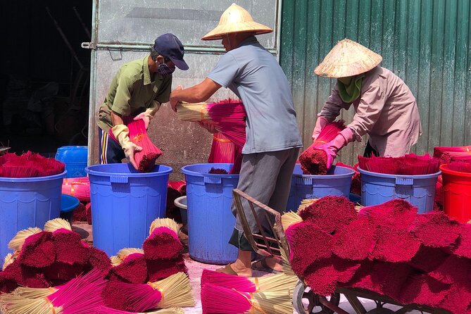 Secret Handicraft Villages of Hanoi ( Incense and hat Villages ) - Price and Logistics: Pickup, Mobile Ticket, and a 12-Person Limit