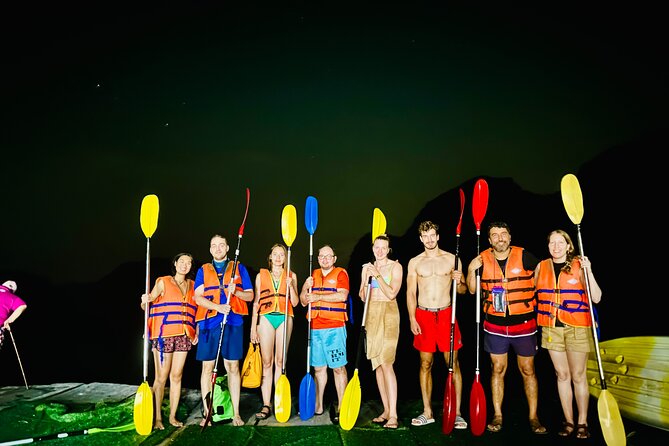 Sunset and Plankton Bioluminescent Night Kayak Lan Ha Bay - Sunset and Lan Ha Bay, then the switch to glowing plankton