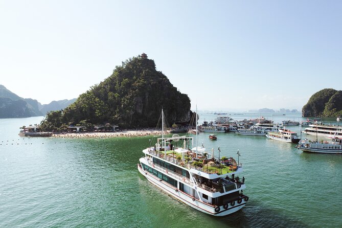Sweetness Cruise Ha Long Bay: Caves, Kayaking, Swimming & Lunch - Sunset party, jacuzzi, and the infinity-pool unwind