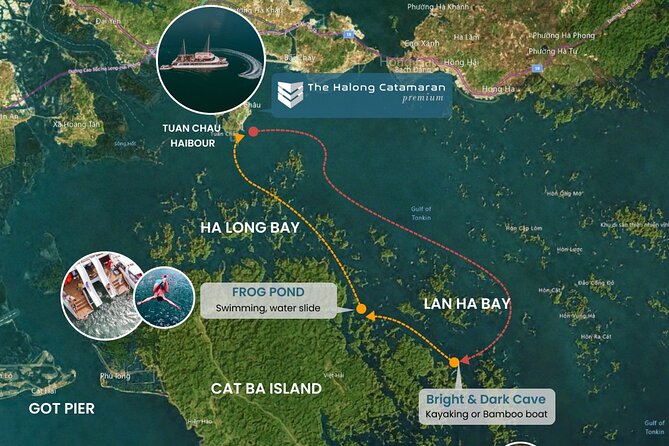 The Halong Catamaran Premium Day Cruise From Ha Long Bay - Getting to Tuan Chau and boarding smoothly by 11:45