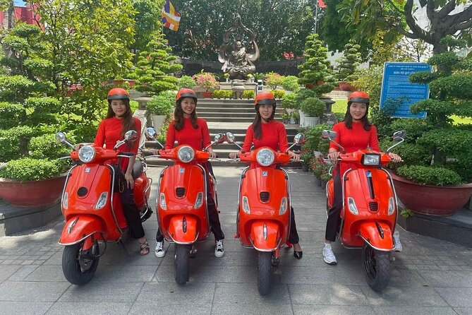 The insider's Hanoi + Train Street 4,5 Hours Female Ao Dai Riders - Ba Dinh Square and landmark riding: Ho Chi Minh Mausoleum complex to French-style villas
